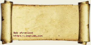 Anđelka Avramović vizit kartica